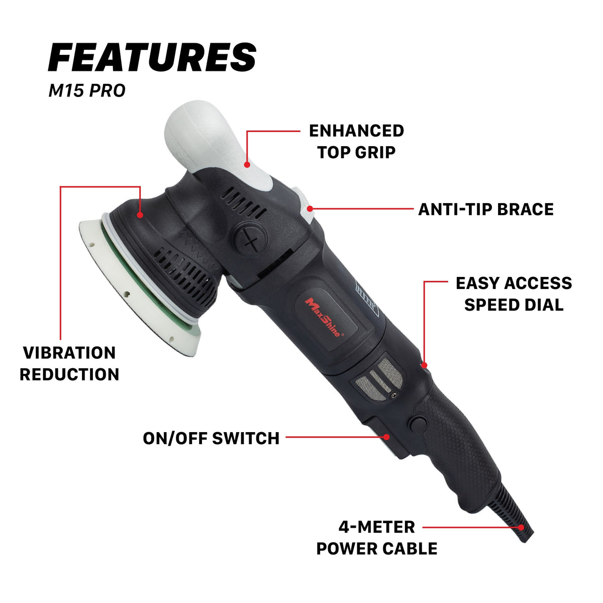 Maxshine M15 Pro polisher, image 3