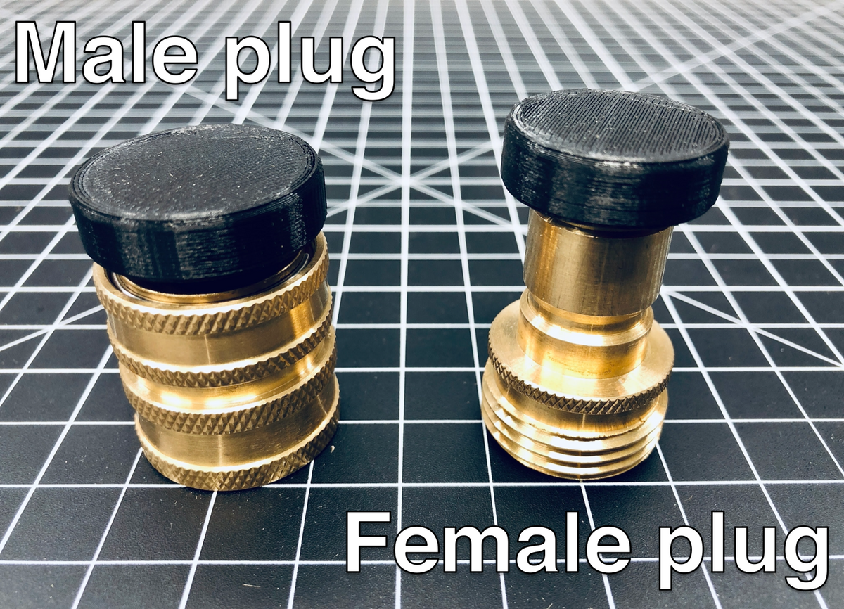 DribbleStopper quick disconnect plug, image 9
