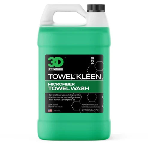 3D Towel Kleen microfiber detergent, image 2