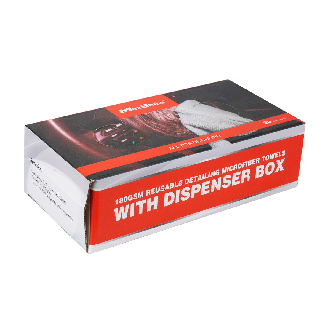 Maxshine 180 GSM edgeless microfiber cloths, image 8