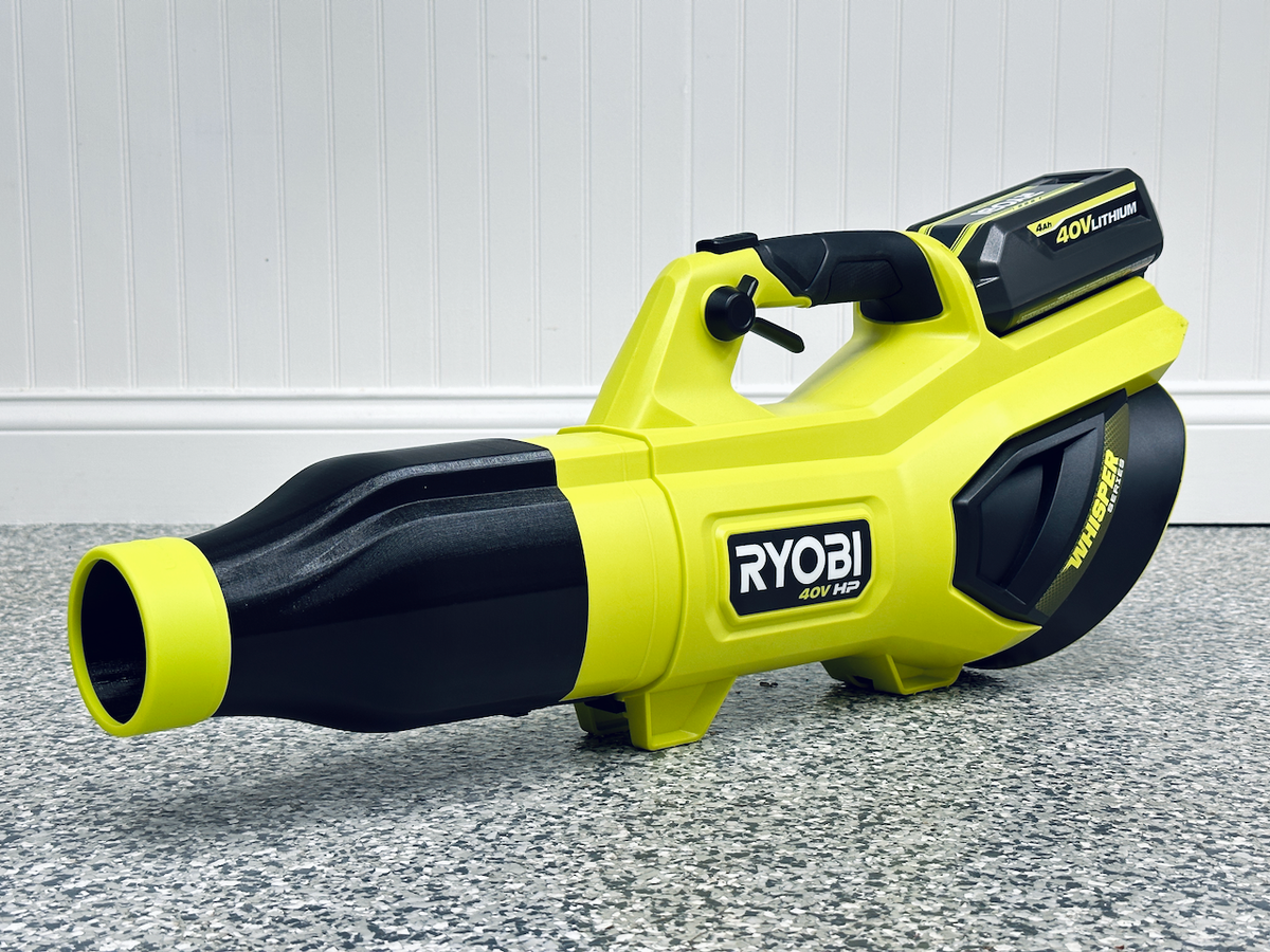 Stubby car drying nozzle for RYOBI 730, 650 and 600 CFM leaf blowers