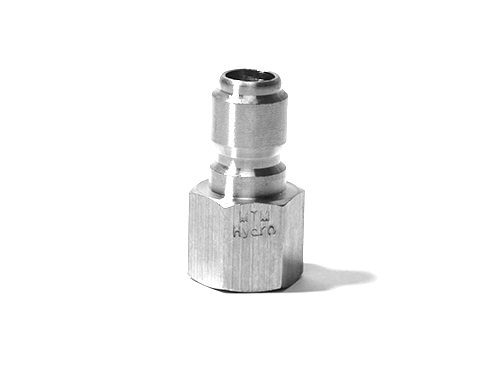 Veloci stainless steel plug, 3/8 inch FPT