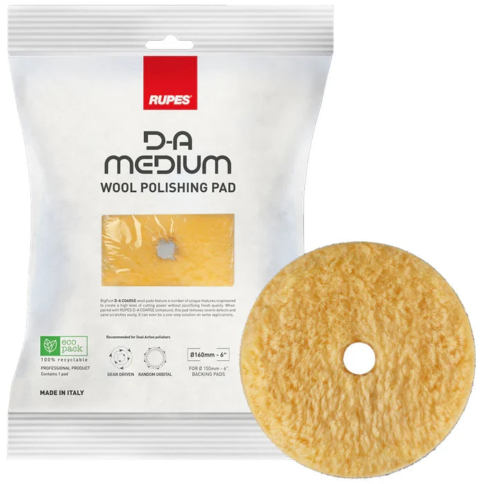 Rupes DA medium wool pad 6 inch, image 2