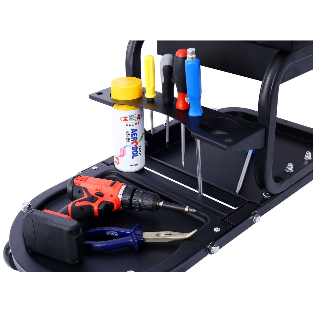 Rolling detail cart, black, image 3