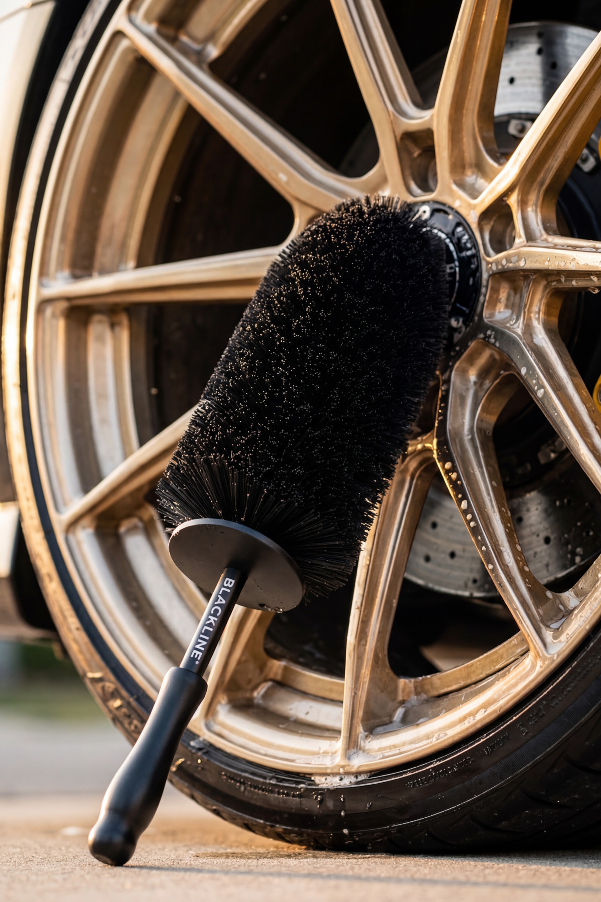 Blackline wheel barrel brush, image 2
