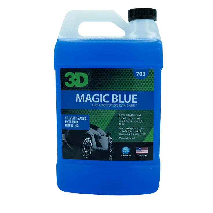 3D Magic Blue tire dressing gallon, image 2