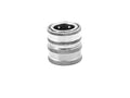 Stainless garden hose coupler with 6 balls