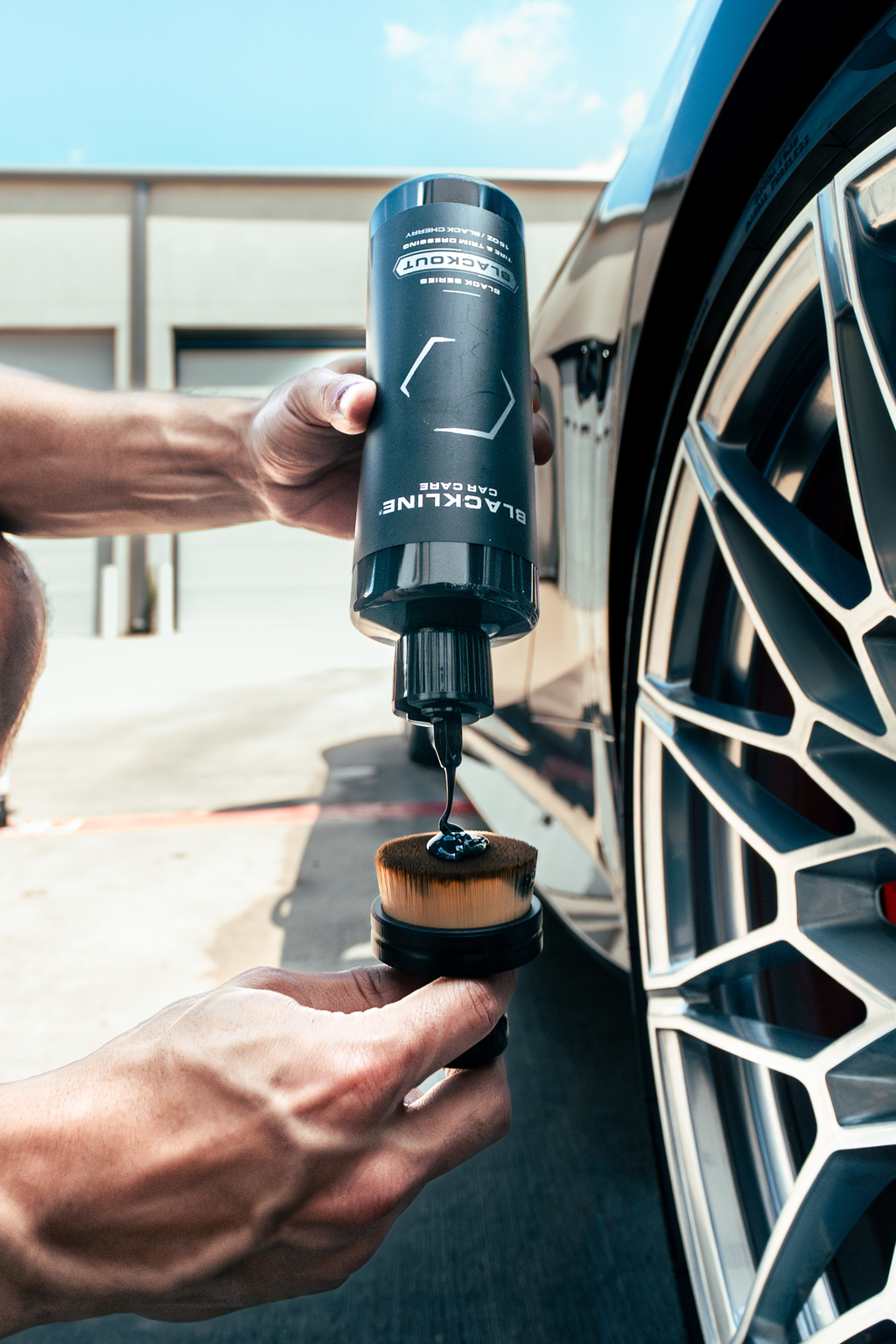 Blackline Blackout trim and tire dressing, image 5