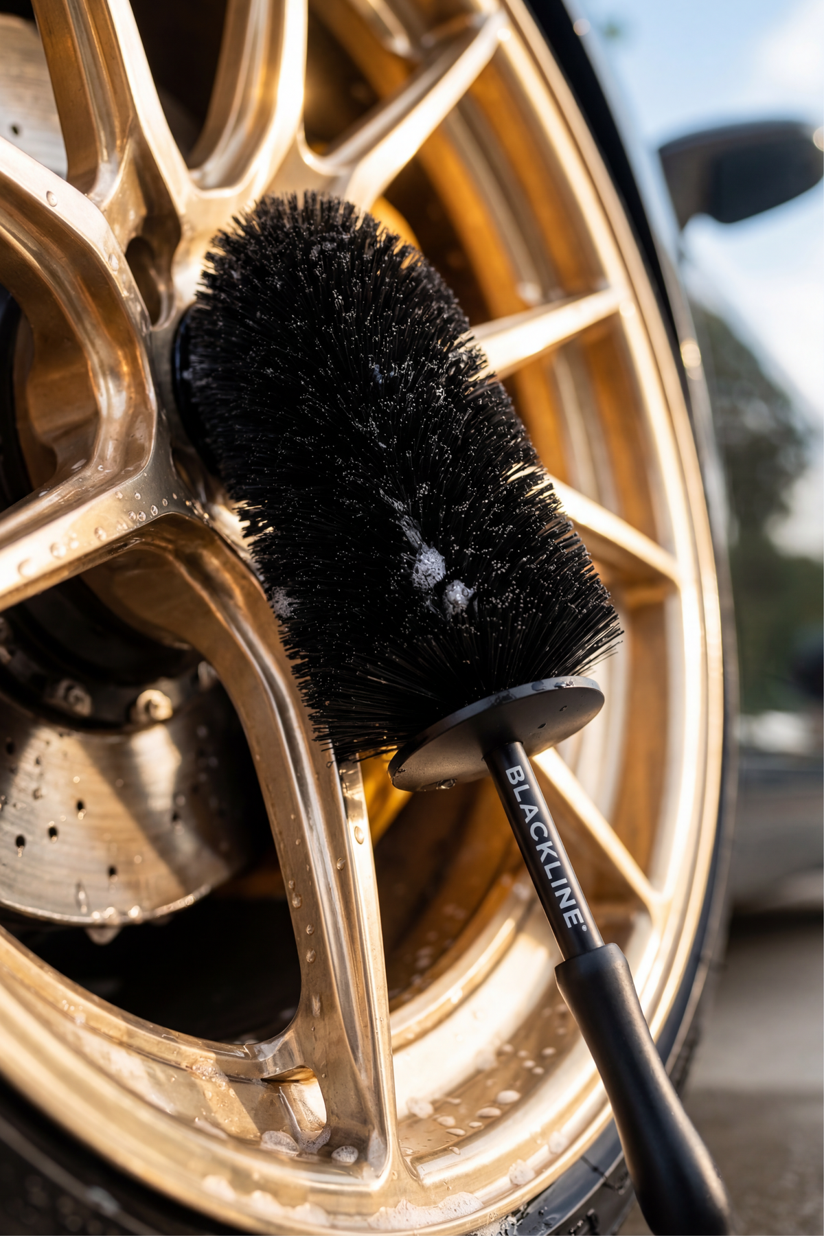 Blackline wheel barrel brush, image 4