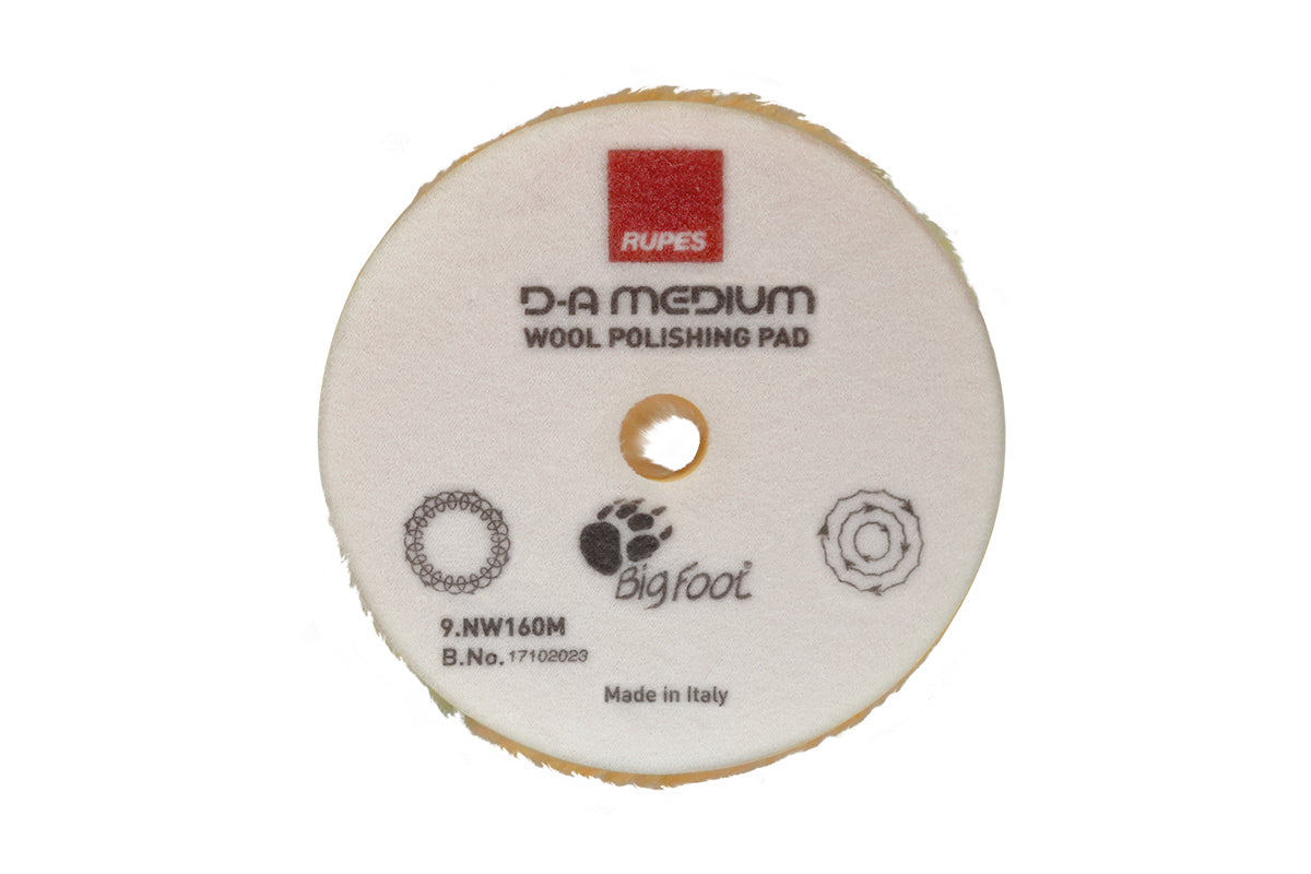 Rupes DA medium wool pad 5 inch yellow, image 2