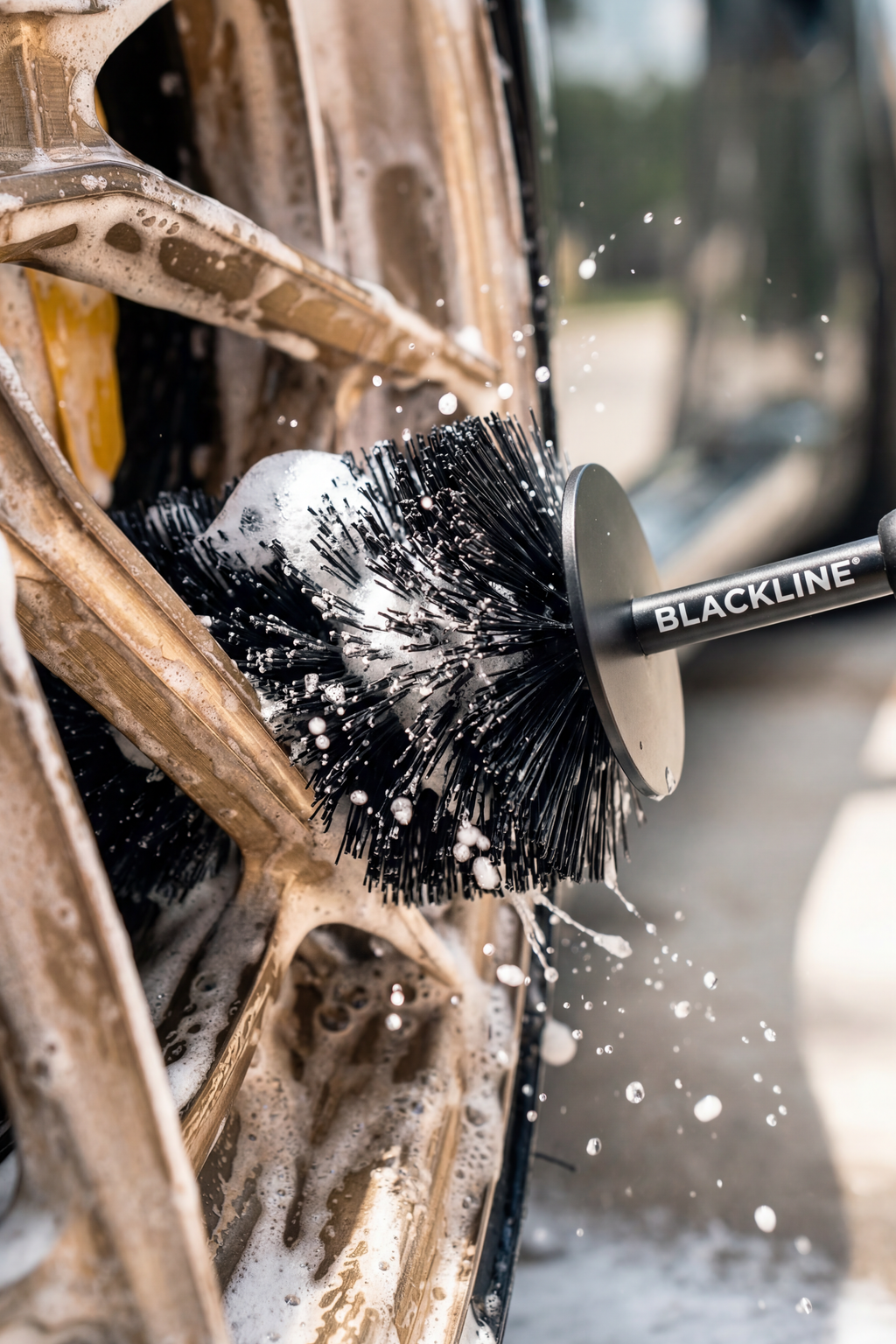 Blackline wheel barrel brush, image 5