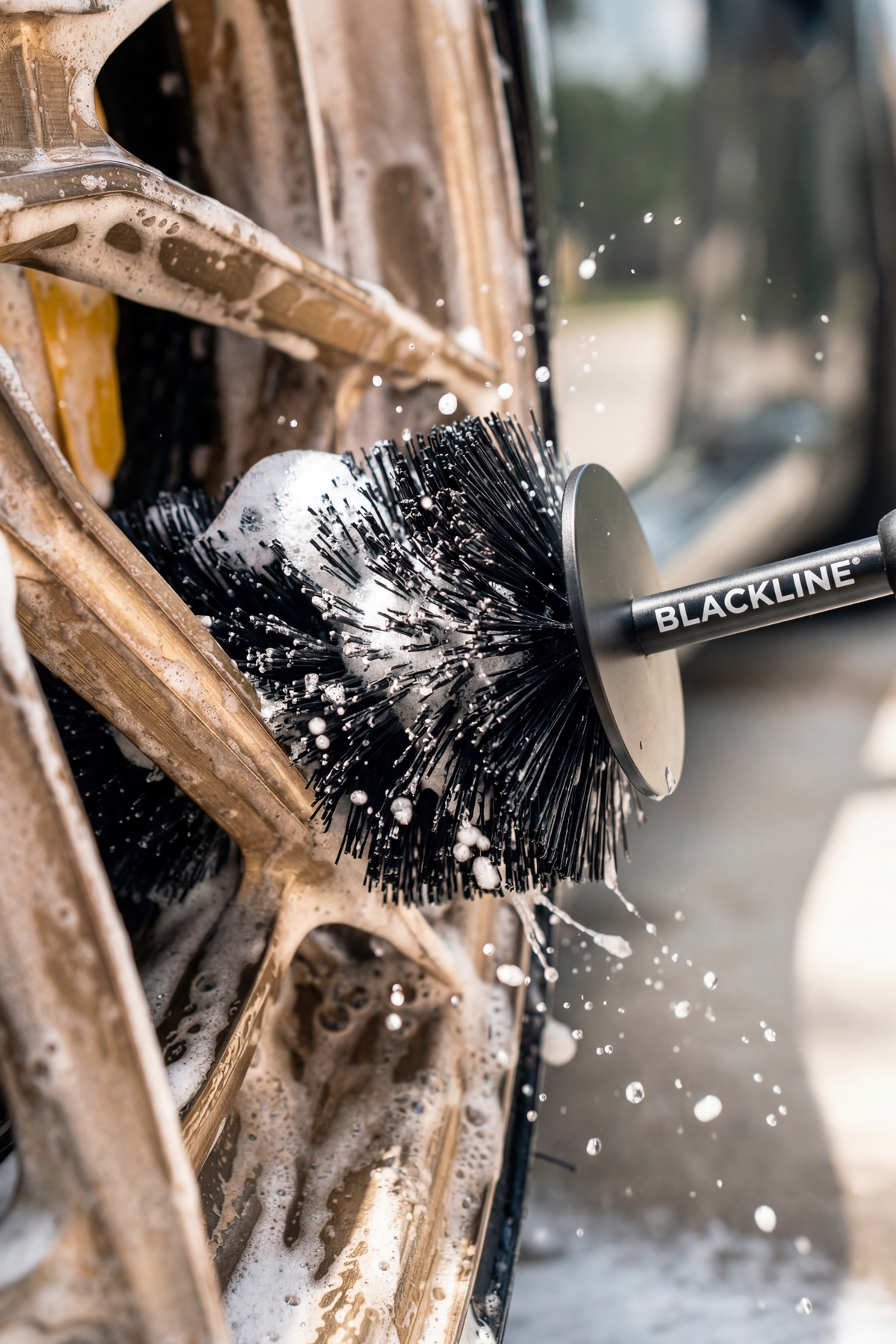 Blackline wheel barrel brush, image 5