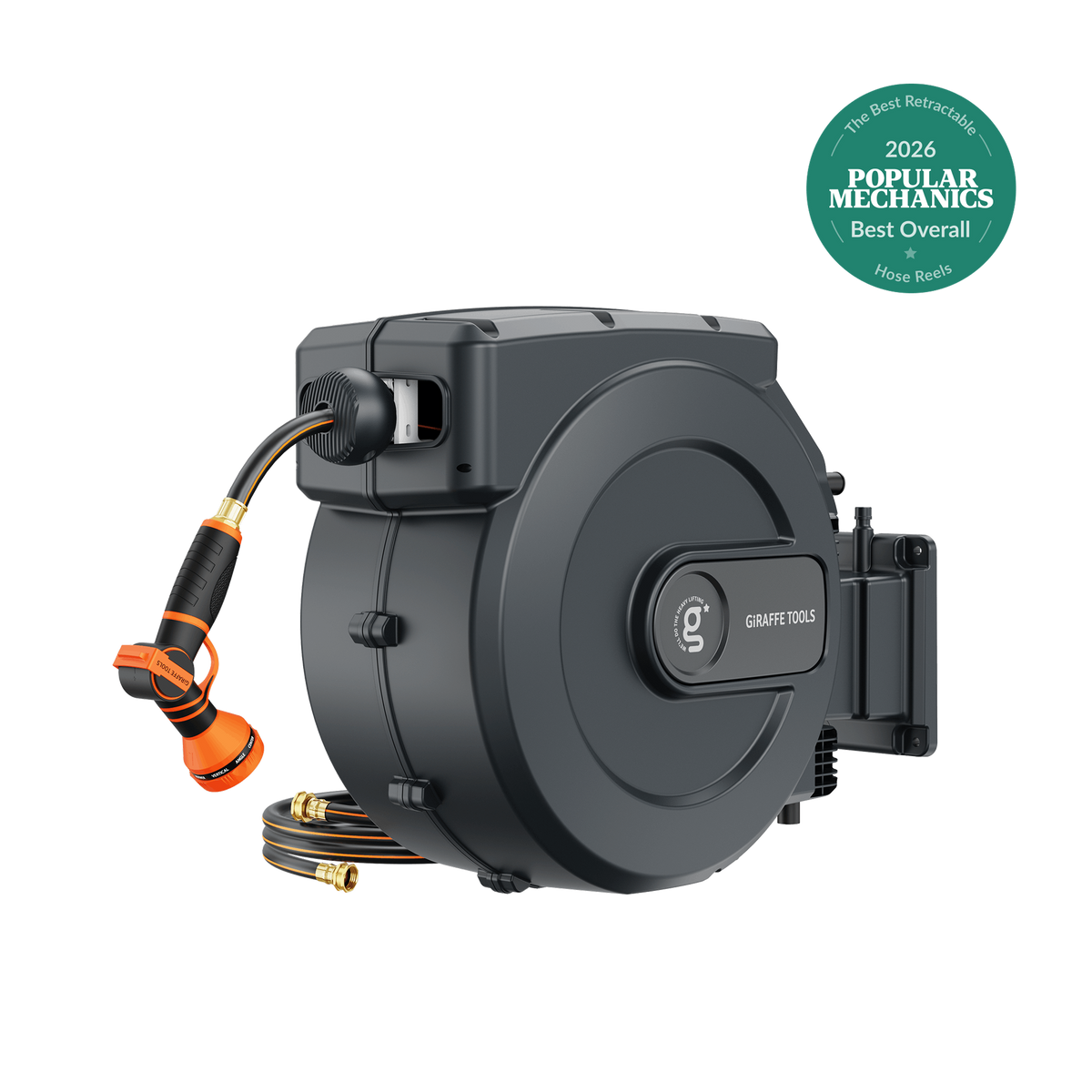Retractable Garden Hose Reel 65ft-155ft