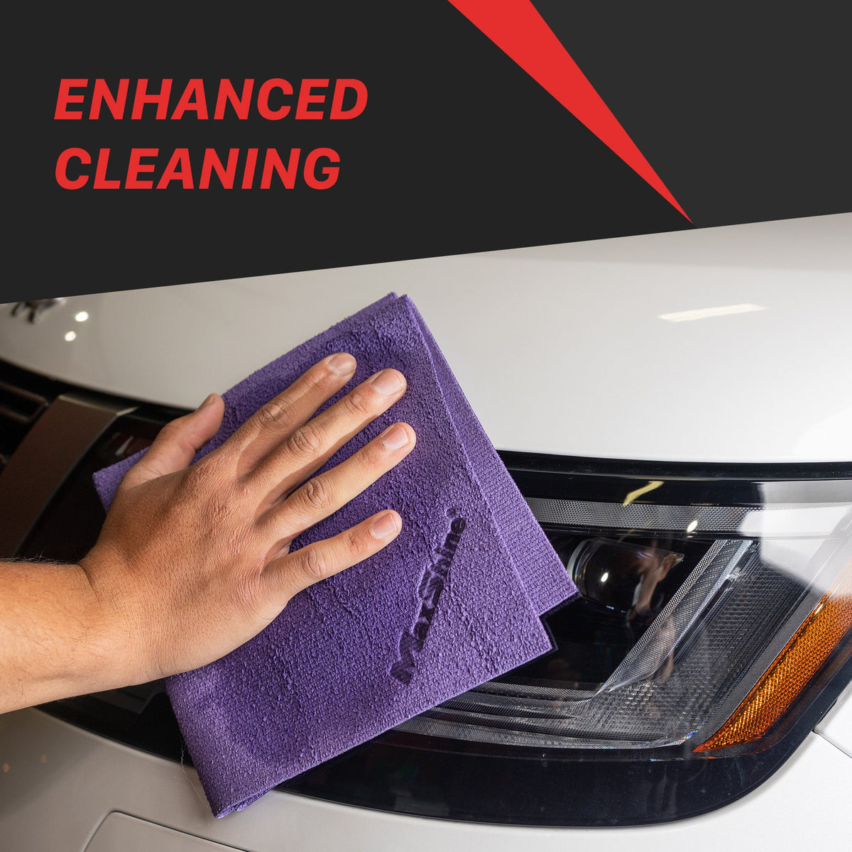 Maxshine 300 GSM edgeless microfiber towels, image 3