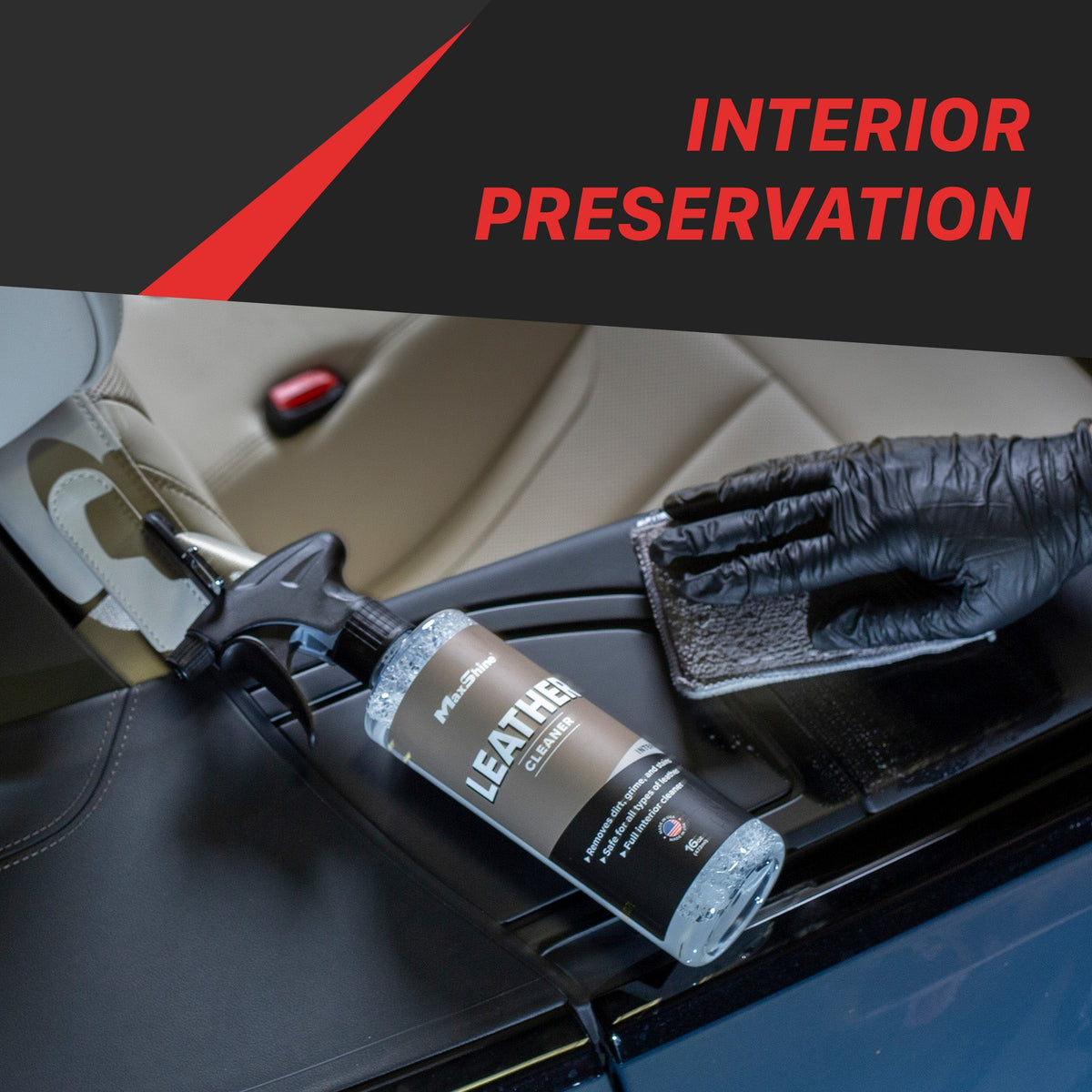 Maxshine leather cleaner, image 5