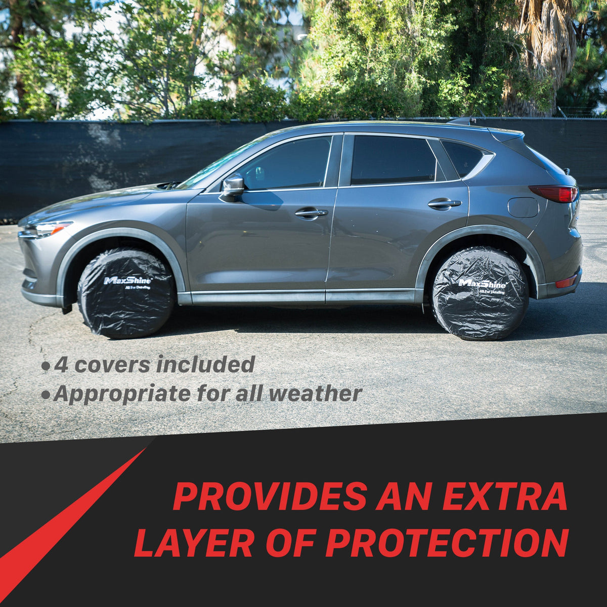 Maxshine wheel covers 4 pack, image 3