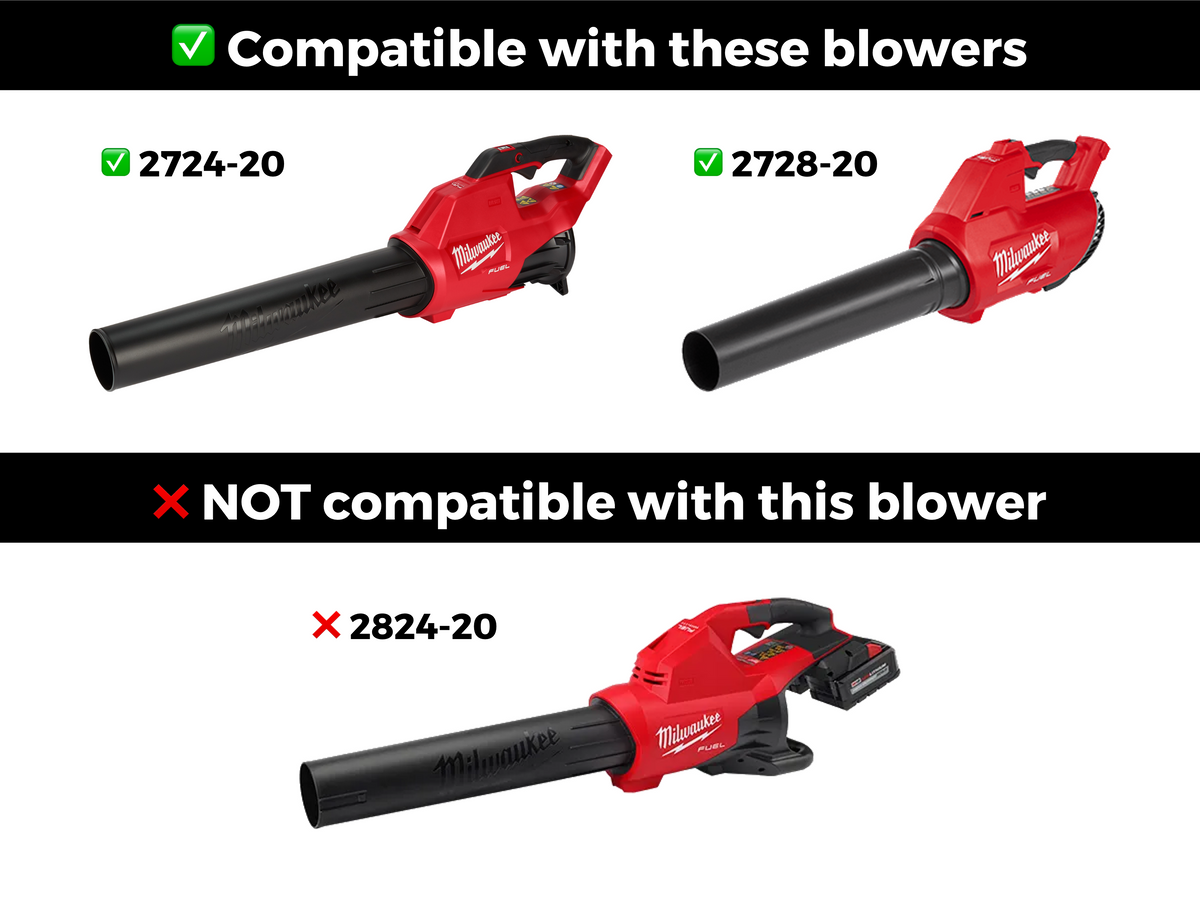 Stubby drying nozzle for Milwaukee M18 FUEL Gen I and II, image 4