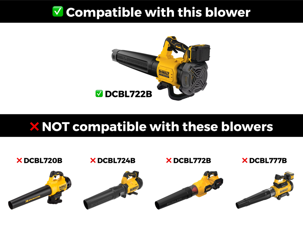Stubby drying nozzle for DEWALT DCBL722B, image 4