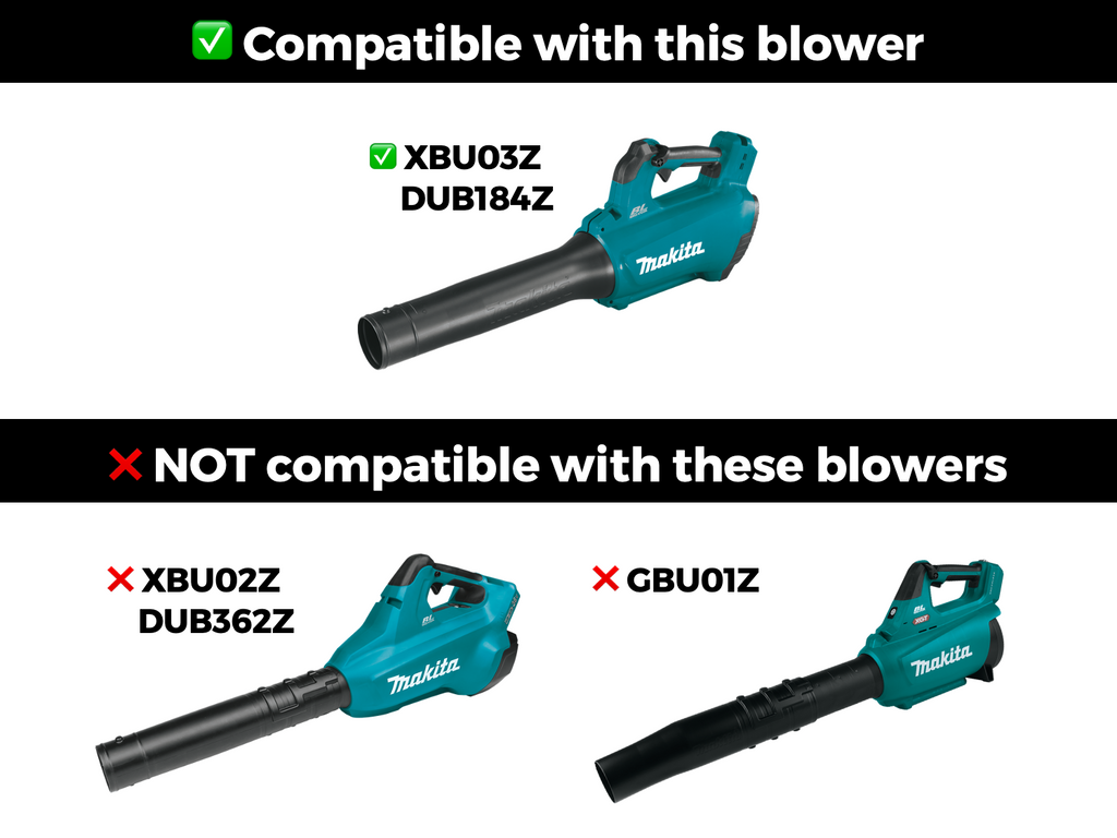 Stubby drying nozzle for Makita 18V LXT, image 4