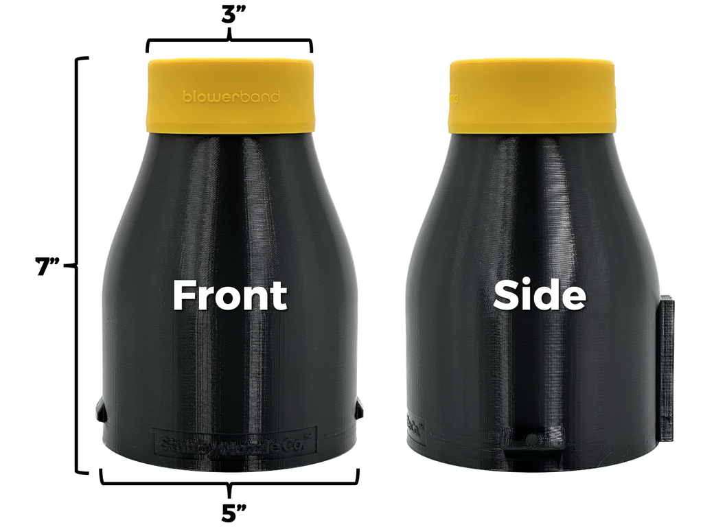 Stubby drying nozzle for DEWALT leaf blowers, image 3