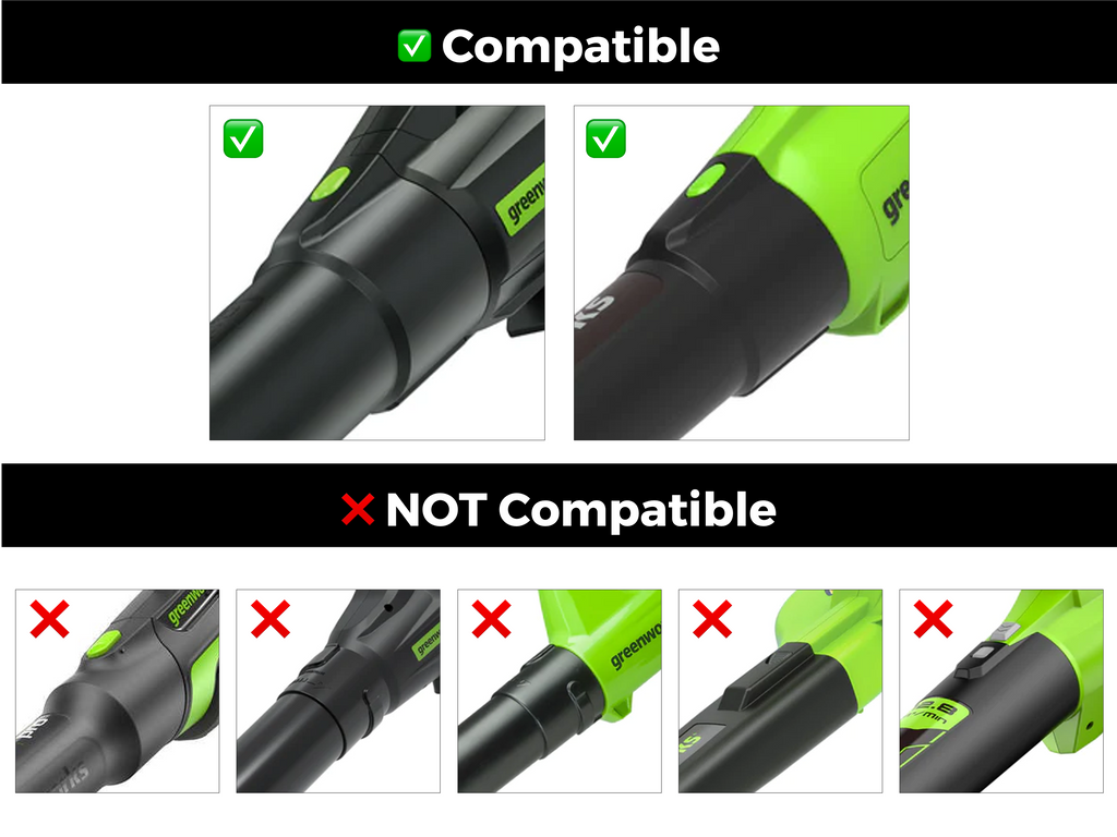 Stubby drying nozzle for Greenworks blowers, image 4