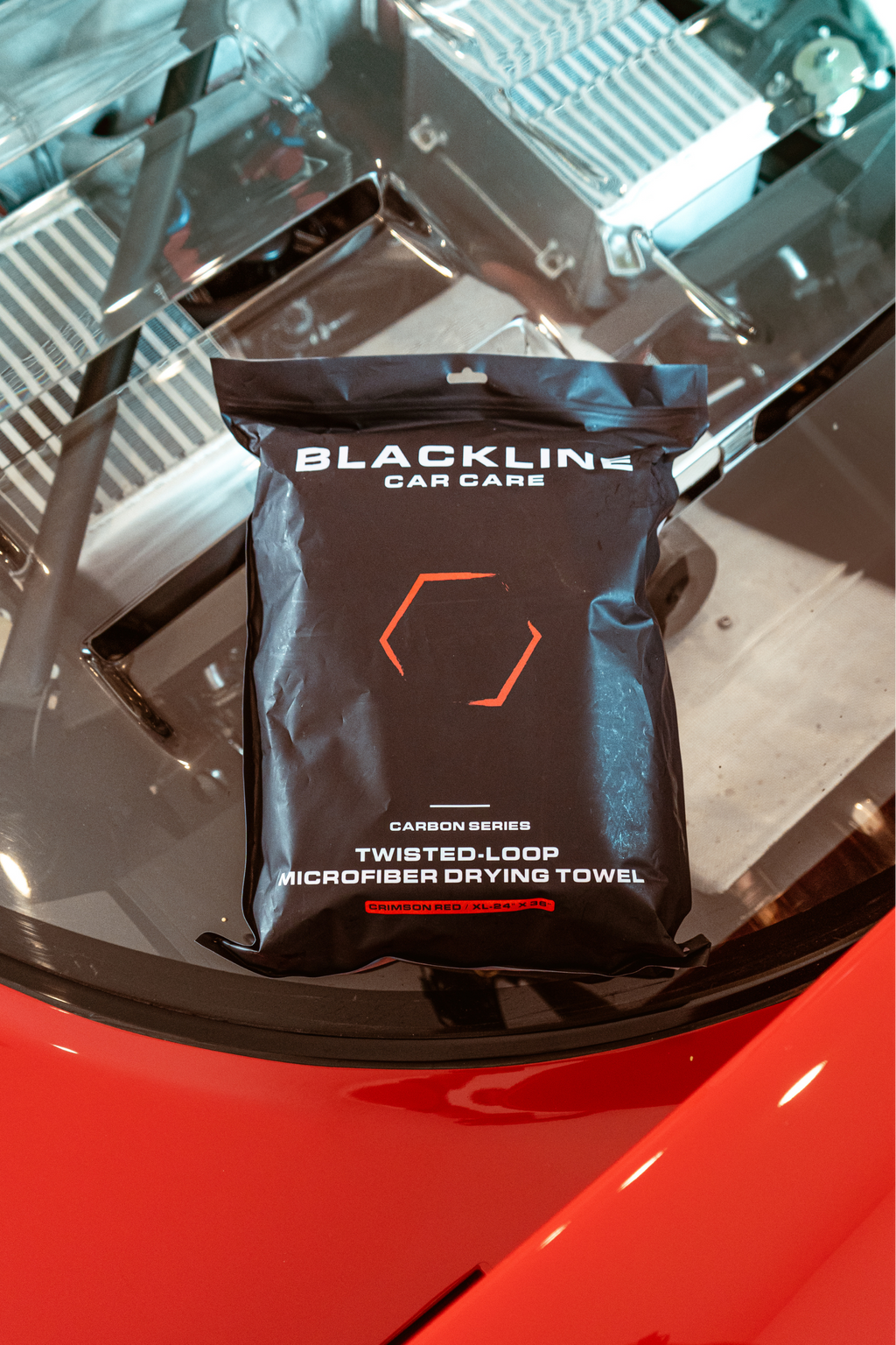 Blackline twisted-loop drying towel, image 6