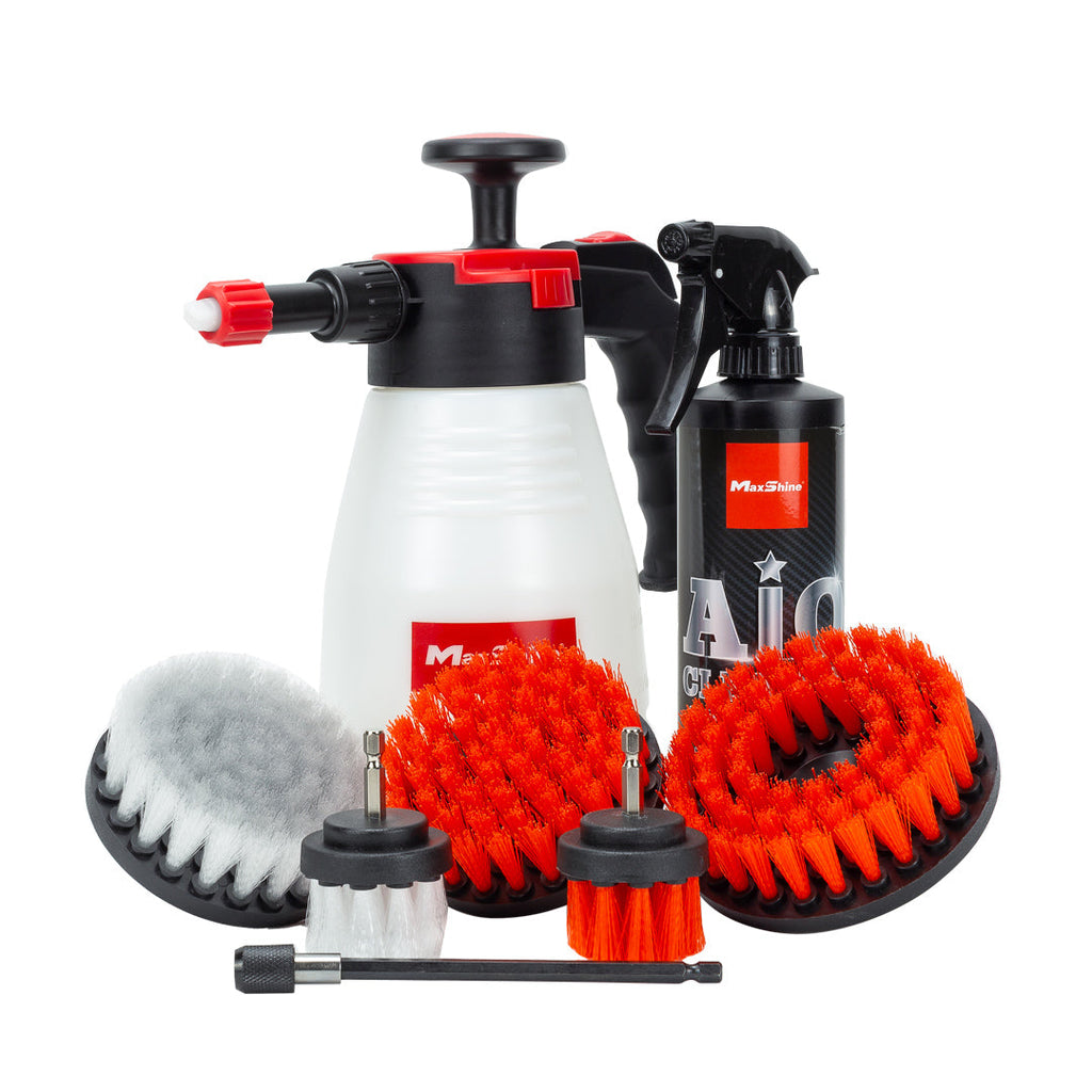 Maxshine carpet and upholstery power cleaning kit