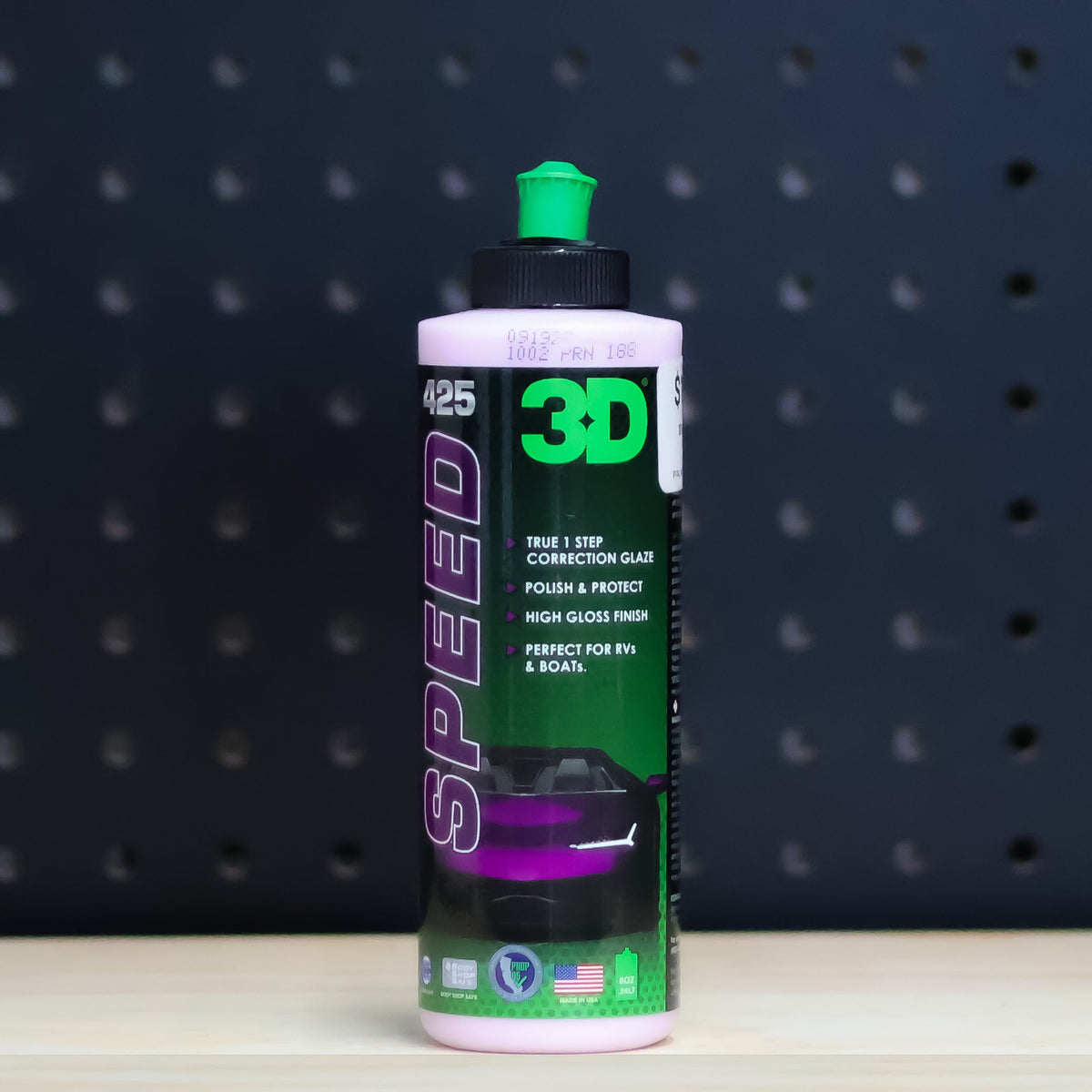 3D Speed all-in-one polish and wax, 8 oz