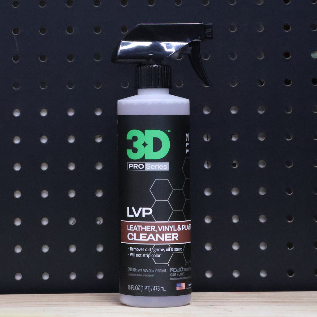3D LVP leather, vinyl and plastic cleaner, pint