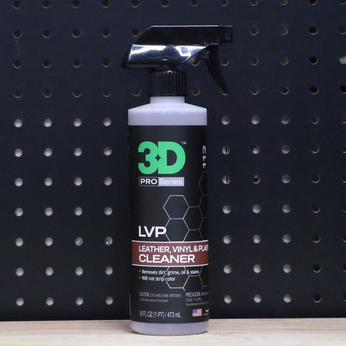 3D LVP leather, vinyl and plastic cleaner, pint