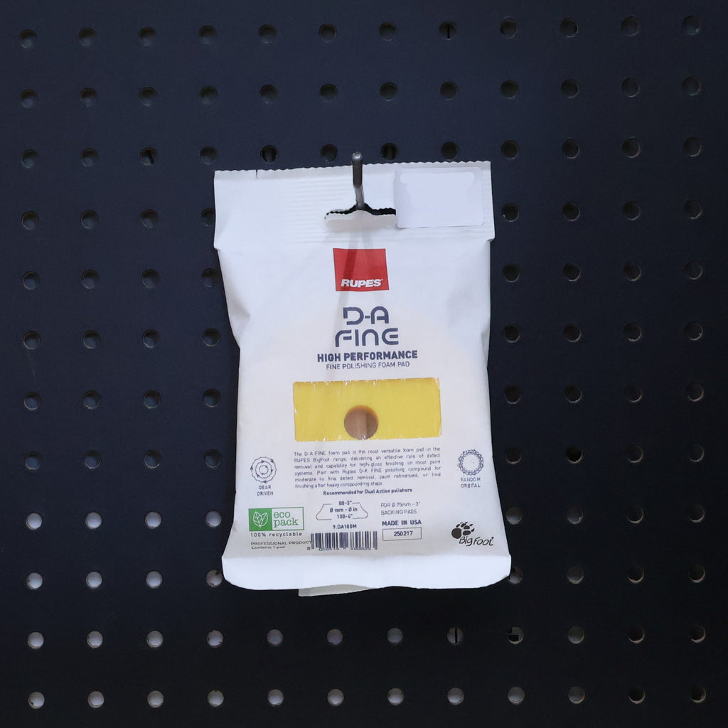 Rupes DA100M fine foam pad, 4 inch yellow