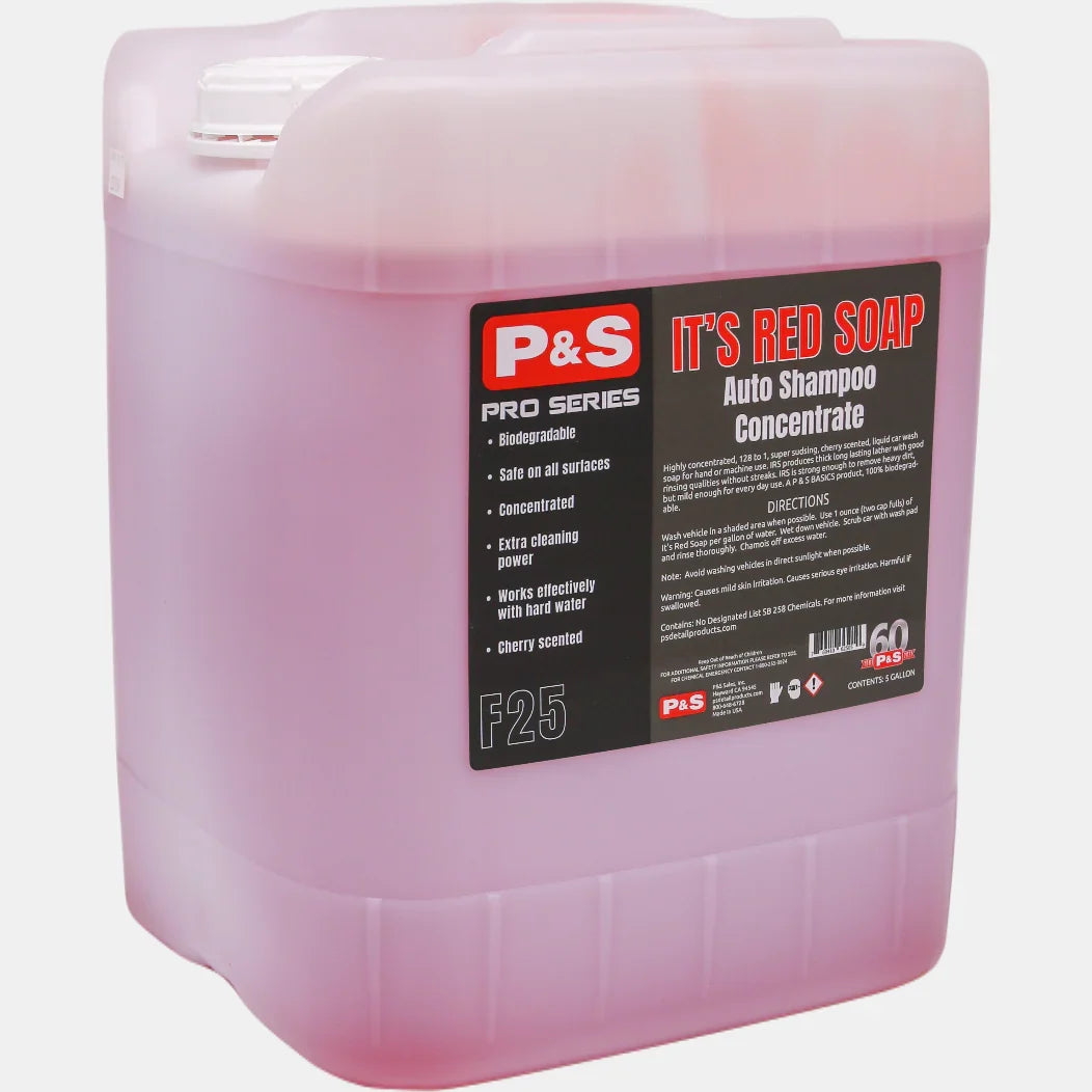 P&S IRS foaming auto shampoo, 5 gallon