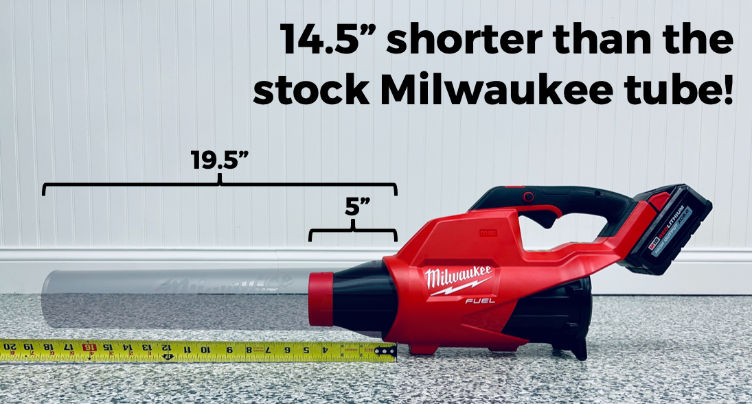 Stubby drying nozzle for Milwaukee M18 FUEL Gen I and II, image 2