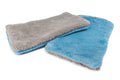 Detailed AF Double Wide extra-long microfiber wash pad, blue and gray, 2 pack