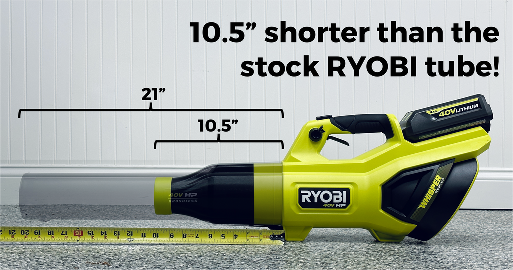 Stubby drying nozzle for RYOBI leaf blowers, image 2