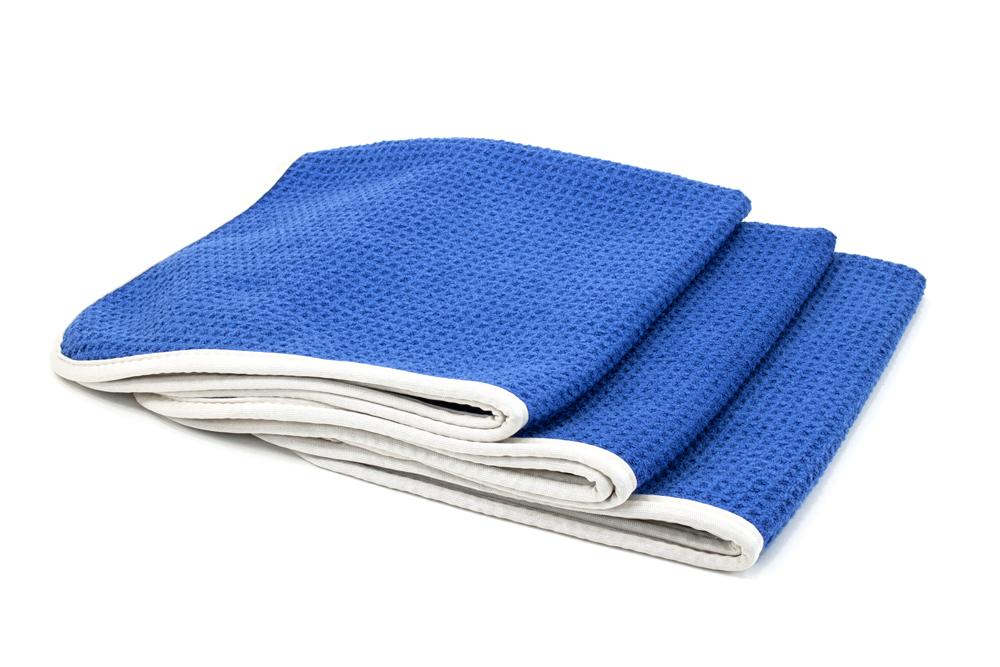 Detailed AF No Streak Freak waffle-weave glass towel, 400 GSM, 3 pack