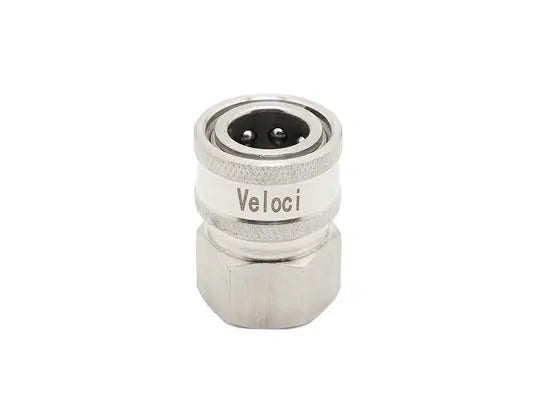 Stainless steel quick connect socket, 3/8 FPT