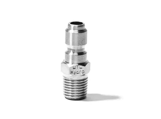 Veloci stainless steel plug, 3/8 inch MPT