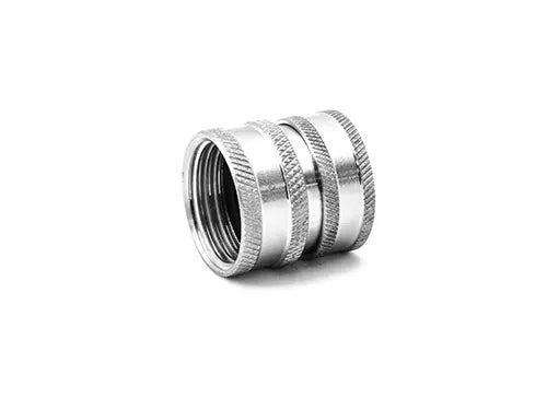 Stainless garden hose coupler, image 2