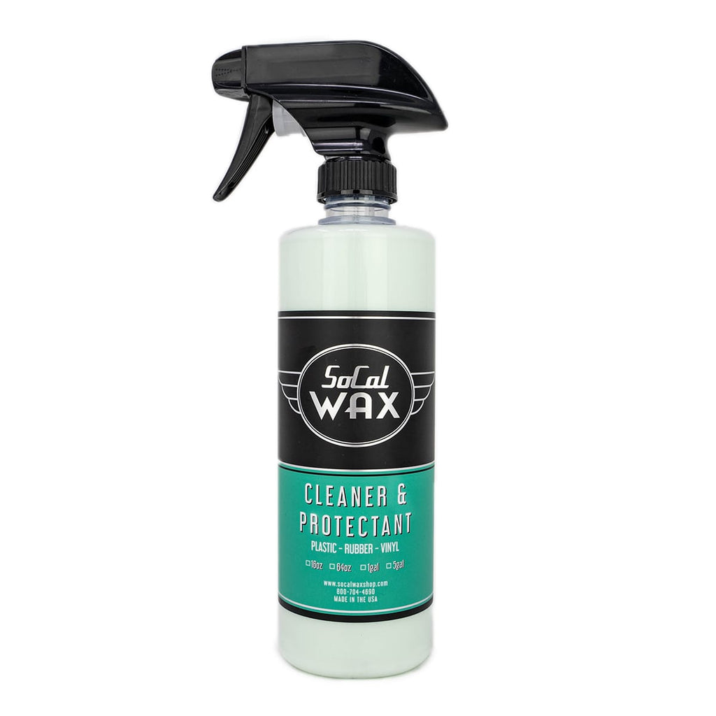 SoCal Wax Shop cleaner and protectant for plastic, rubber, and vinyl