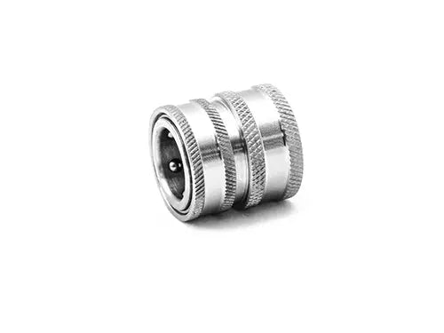 Stainless garden hose coupler, image 3