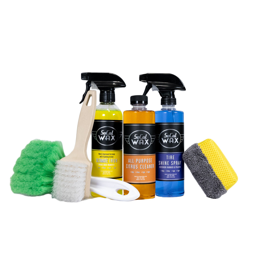 SoCal Wax Shop total wheel and tire kit