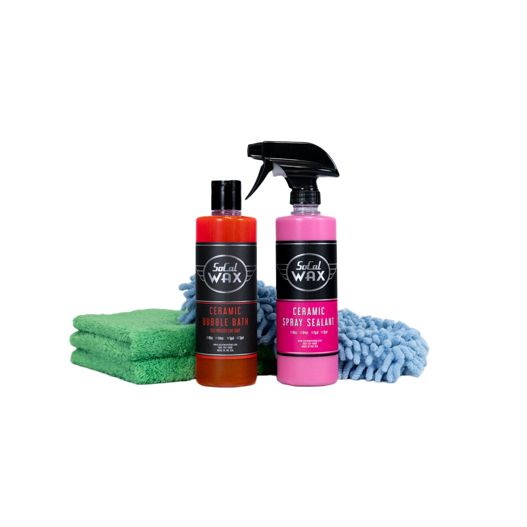 SoCal Wax Shop wash and protect kit