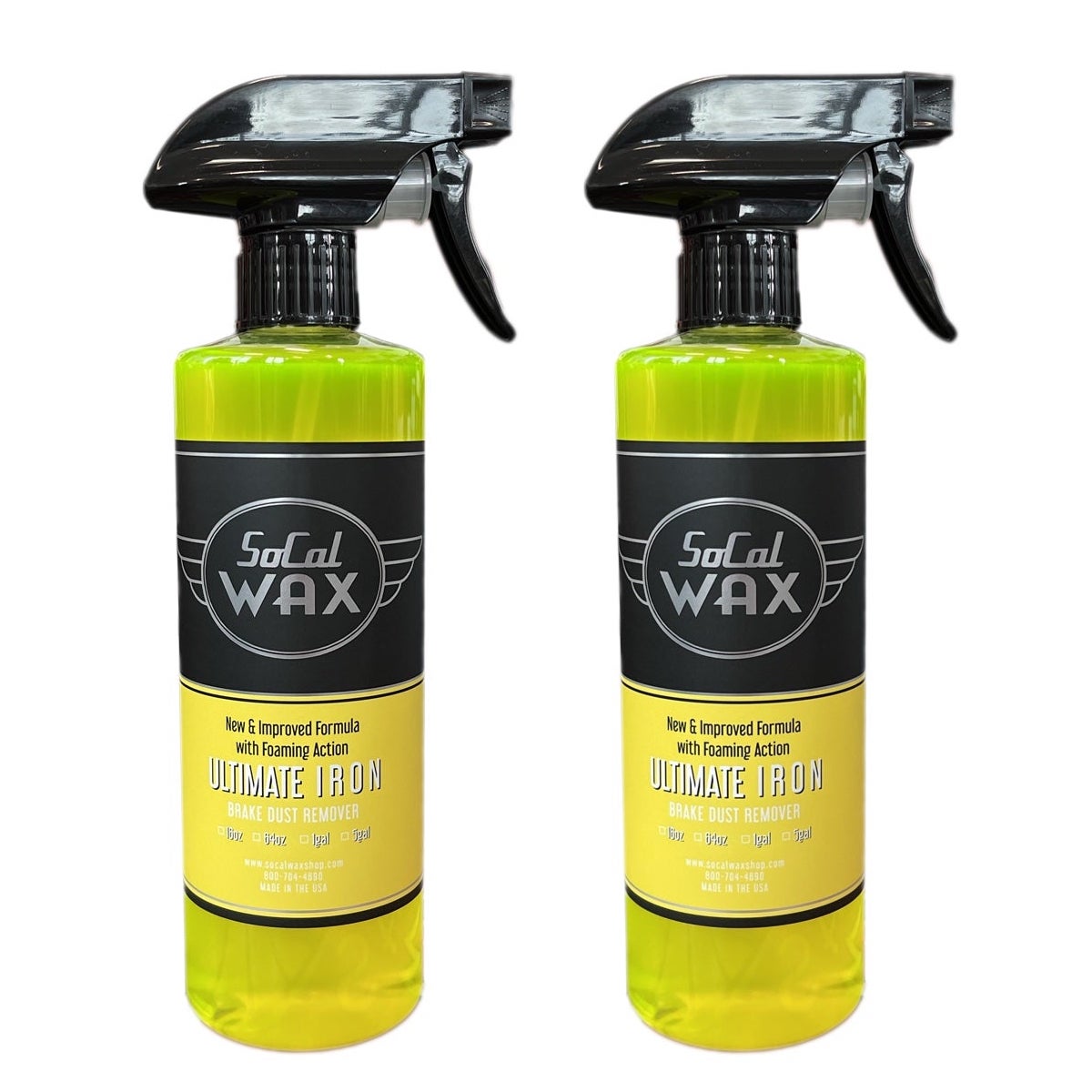 SoCal Wax Shop Ultimate Iron wheel cleaner, bundle of 2